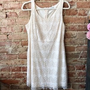 Charlotte Russe Cotton Crochet Lace Dress